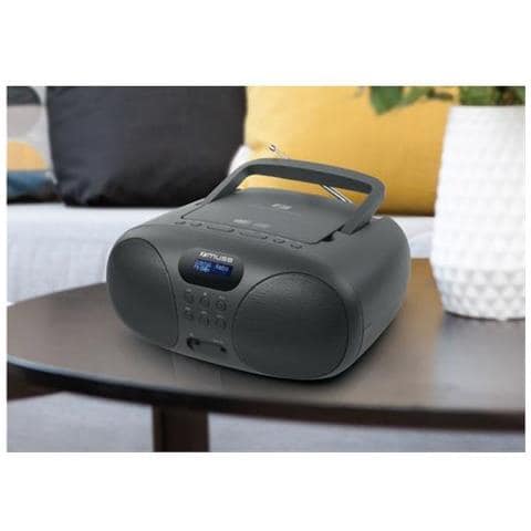 Radio Cd Portatile Nera - Md208db - Foto 7