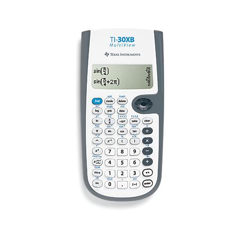 TI-30XB MultiView, tasca, Scientifico, Grigio, Bianco, Pulsanti, LCD, Batteria / Solare - Foto 1