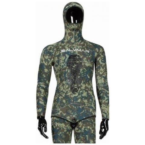 Muta Pesca Sub Nat 101 5,5mm L Mimetico Verde - Foto 3