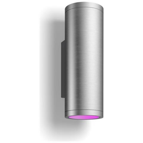 Applique Da Parete Led 2x8w Per Esterni White Colour Hue Appear Acciaio Inossidabile 240x84x117 Mm Metallo - Foto 1