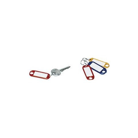 Schlsselanhnger S-haken, Orange, Inhalt: 100 Stck Aus Kunststoff, Mit Weiem, Beschriftbarem, Auswechselbarem (262 803406) - Foto 2
