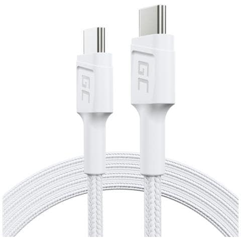 Cavo Bianco USB-C Tipo C 1,2m PowerStream con Ricarica Rapida Power Delivery 60W, Ultra Charge, Quick Charge 3.0 - Foto 1