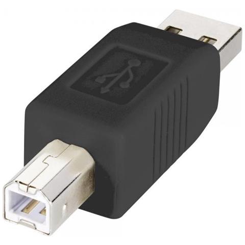 Rf-4078647 Adattatore Per Inversione Del Genere Dei Cavi Usb 2.0 A Usb 2.0 B Nero - Foto 1