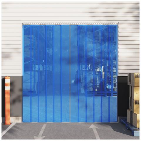 Tenda per Porte Blu 200 mm x 1,6 mm 50 m in PVC - Foto 10