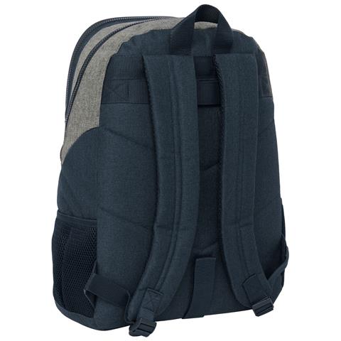 Zaino Scuola Dark Navy Grigio Blu Marino 32 X 44 X 16 Cm - Foto 2