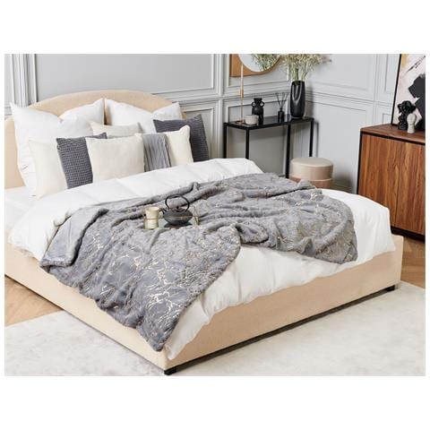 Coperta Godavari 150 X 200 Cm Grigio - Foto 1