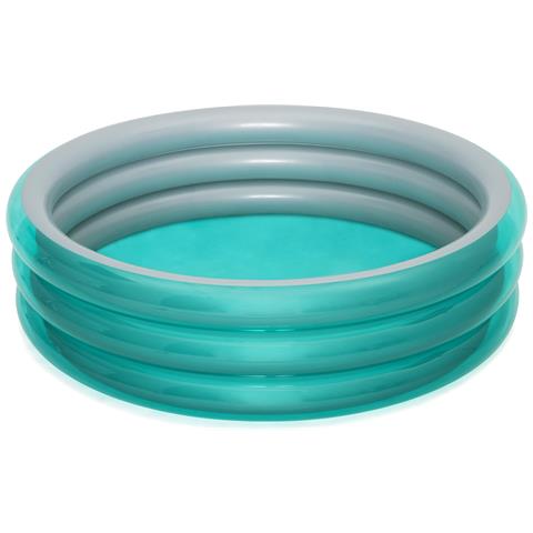 Piscina Gonfiabile Tonda 3 Anelli Grande Metallica 51043 - Foto 1