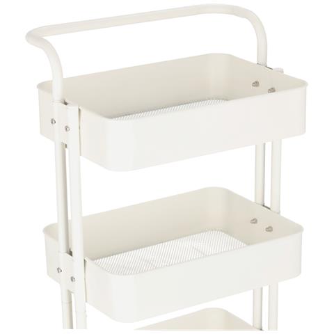 Carrello Da Parrucchiere Estetista Tavolino Su Rotelle Per La Tintura St006wh Carrello Con Ripiani - Foto 6