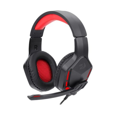 H220-LED cuffia e auricolare Cablato A Padiglione Giocare USB tipo A Nero, Rosso - Foto 1