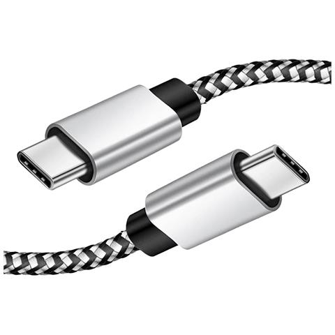 Cavo Usb-c Maschio 2.0 / Usb-c Maschio 3a 0,5 M Alluminio - Foto 2