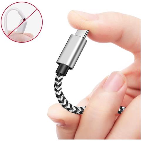 Cavo Usb-c Maschio 2.0 / Usb-c Maschio 3a 0,5 M Alluminio - Foto 3