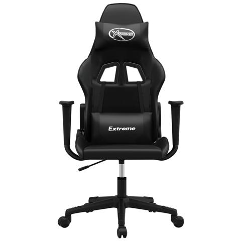 Sedia Da Gaming Nera In Similpelle - Foto 3