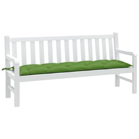 Cuscino Panca Da Giardino Verde Mélange 180x50x7 Cm In Tessuto - Foto 1