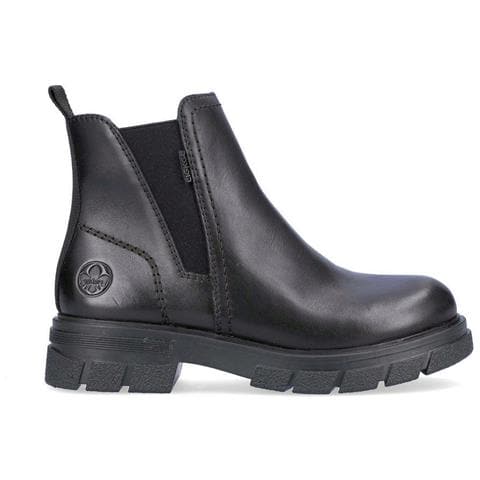 Black Casual Closed Booties Stivaletti Pelle Scarpe Donna Nero Eu 36, Z9157-00 - Foto 1