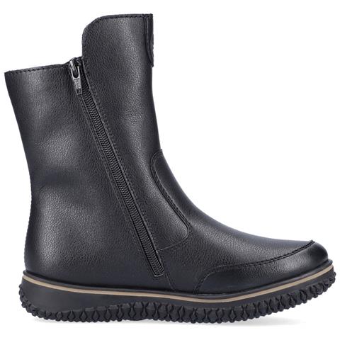 Black Casual Closed Booties Stivaletti Pelle Scarpe Donna Nero Eu 36, Z4051-00 - Foto 3