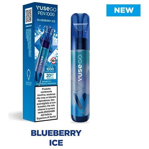 Blueberry Ice 20mg Disposable Go Pen 1000 - 1000 Puff - Vape Pen Usa E Getta - Foto 1