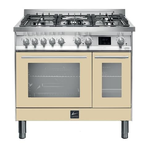 Cucina Elettrica PBID96MFTE /AE0 5 Fuochi a Gas Forno Elettrico Multifunzione Ventilato Dimensioni 90 x 90 cm Colore Perla /Inox - Foto 1