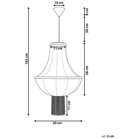 Lampadario Aragua Bianco - Foto 7