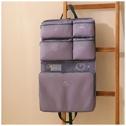 Borsa Porta Abiti Da Viaggio Pieghevole - Soluzione Di Imballaggio Efficiente Purple - Foto 2