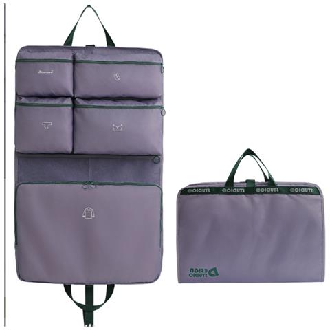 Borsa Porta Abiti Da Viaggio Pieghevole - Soluzione Di Imballaggio Efficiente Purple - Foto 3