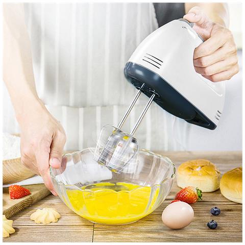 Frullatore A Mano Doppio Con Fruste Da 260w, 7 Velocità E Funzione Di Estrazione Turbo. - Foto 4