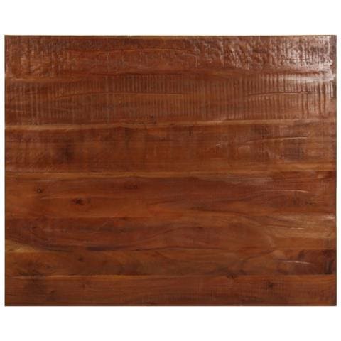 Piano Tavolo 100x80x2,5 Cm Rettangolare In Massello Di Recupero - Foto 1