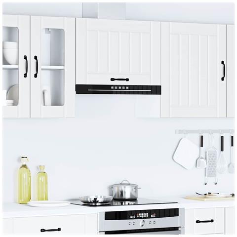 Pensile Da Cucina Lucca Bianco In Legno Multistrato - Foto 3