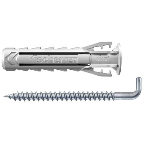 567835 ancoraggio a vite e tassello 8 pz Kit di gancio a vite e tasselli a muro - Foto 1