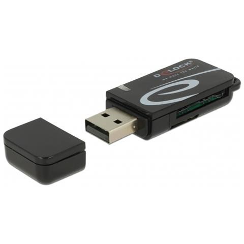 Mini lettore di schede USB 2.0 con slot SD e Micro SD - Foto 2