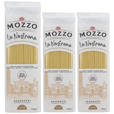 Mozzo La Nostrana Linguine Pasta Con Grano Veneto 3 Confezioni Da 500 Grammi - Foto 1