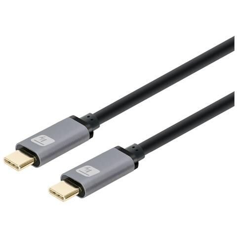 Cavo USB 3.2 Gen 2 USB-C M /M E-Mark 1m Nero - Foto 1