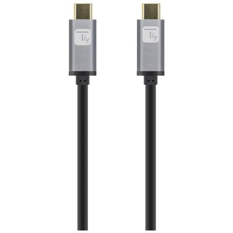 Cavo USB 3.2 Gen 2 USB-C M /M E-Mark 1m Nero - Foto 11