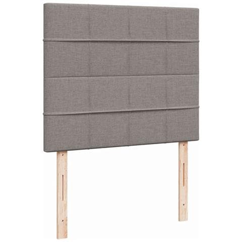 Giroletto a Molle con Materasso Tortora 120x190 cm in Tessuto - Foto 9