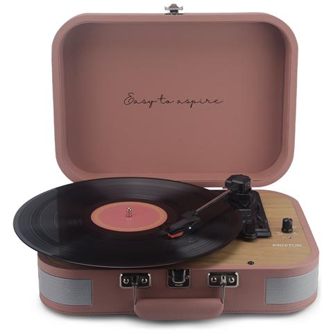 Giradischi Vintage Vc600 Lettore E Convertitore Di Vinili Bluetooth Usb Radio Fm 2 Altoparlanti Integrati Colore Mocha Mousse - Foto 1