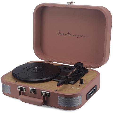 Giradischi Vintage Vc600 Lettore E Convertitore Di Vinili Bluetooth Usb Radio Fm 2 Altoparlanti Integrati Colore Mocha Mousse - Foto 2