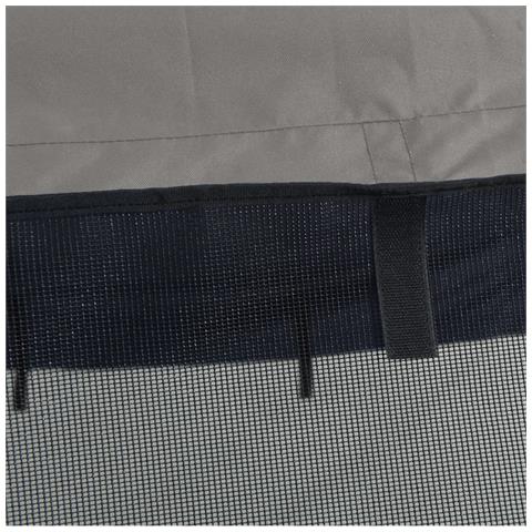 Bimini Prua con Pareti Laterali Rete 4Archi 243x(230-244)x137cm - Foto 9