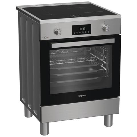 Ariston H6I8LMSAX cucina libera installazione inox, 60x60cm, piano induzione,forno elettrico ventilato, 73Lt, classe A - Foto 7