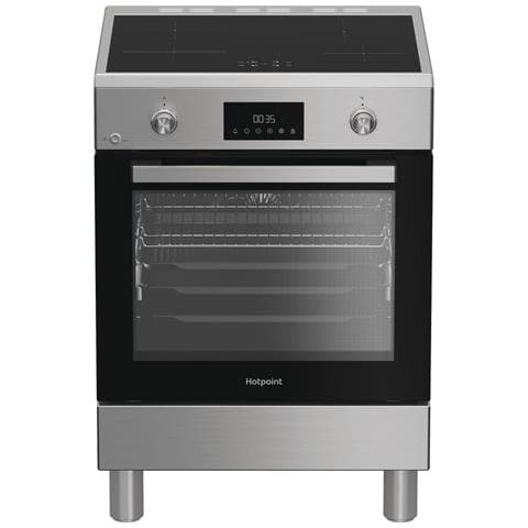 Ariston H6I8LMSAX cucina libera installazione inox, 60x60cm, piano induzione,forno elettrico ventilato, 73Lt, classe A - Foto 1