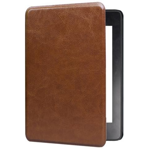 Custodia Protettiva In Pelle Pu Con Texture Mad Horse Per Kindle Paperwhite 12a Generazione (7 Pollici) Kpw6 Brown - Foto 1