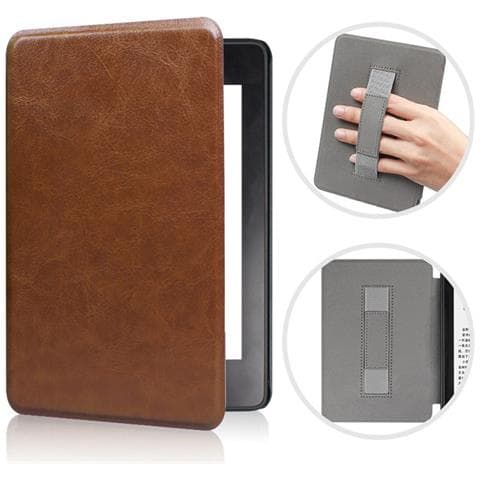 Custodia Protettiva In Pelle Pu Con Texture Mad Horse Per Kindle Paperwhite 12a Generazione (7 Pollici) Kpw6 Brown - Foto 3