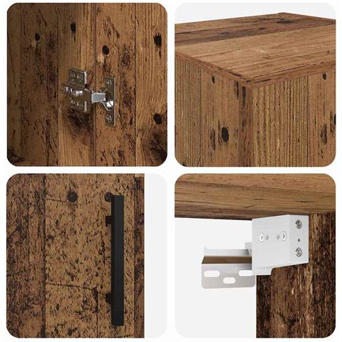 Pensile Legno vecchio 34,5 x 34 x 90 cm Legno multistrato - Foto 9