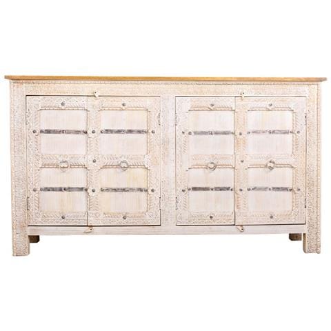 Credenza In Legno Bianco 190x45x105h - Foto 2