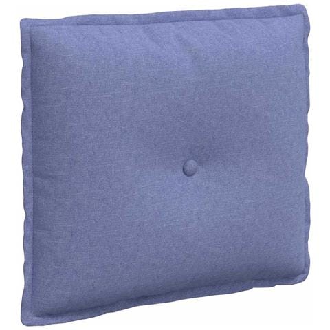 Cuscino per Schiena Blu jeans 50 x 19 x 45 cm Tessuto - Foto 1