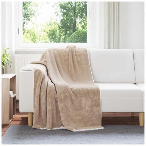 Coperta Cammello 130 x 150 cm Panno - Foto 2