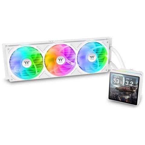 TH360 V3 Ultra ARGB Processore Raffreddatore di liquidi tutto in uno 12 cm Bianco 1 pz - Foto 1