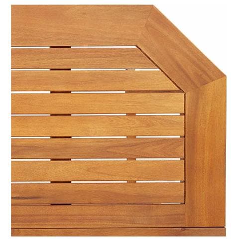 Tavolo Da Balcone In Legno Massello Di Acacia 90x50x75 Cm - Foto 10