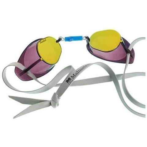 Malmsten Swedish Goggles Metallic Gold, Mascherina Unisex-adulto, Oro - Foto 1