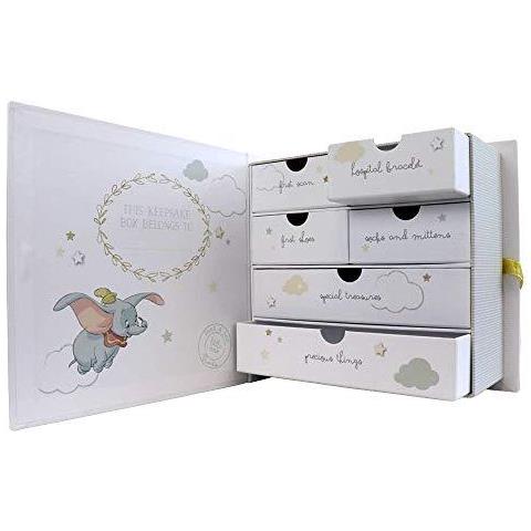 Disney Dumbo - Magico Beginnings Paperwrap Keepsake Box - 6 Cassetti - Foto 3