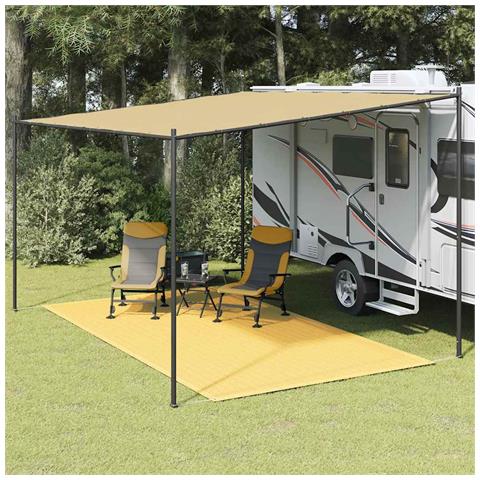 Tappeto da Tenda 250x350 cm Beige - Foto 2