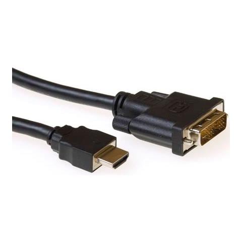 AK3739 1m HDMI DVI-D Nero cavo e adattatore video - Foto 1